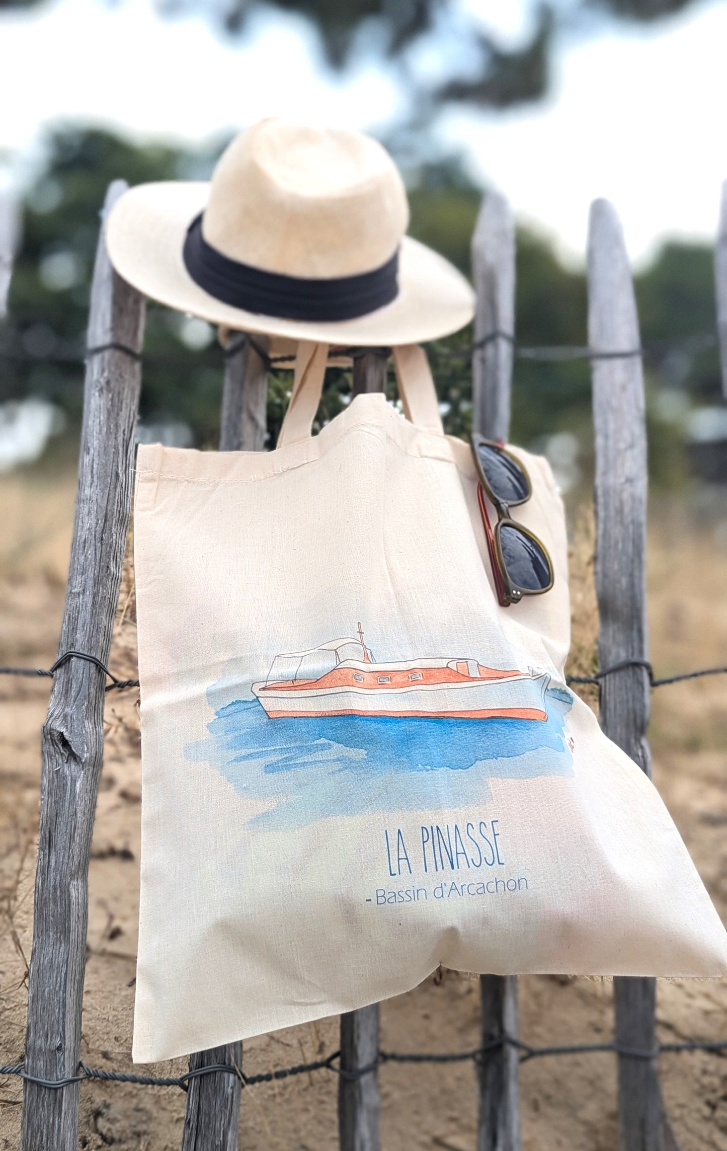 Tote bag Pinasse