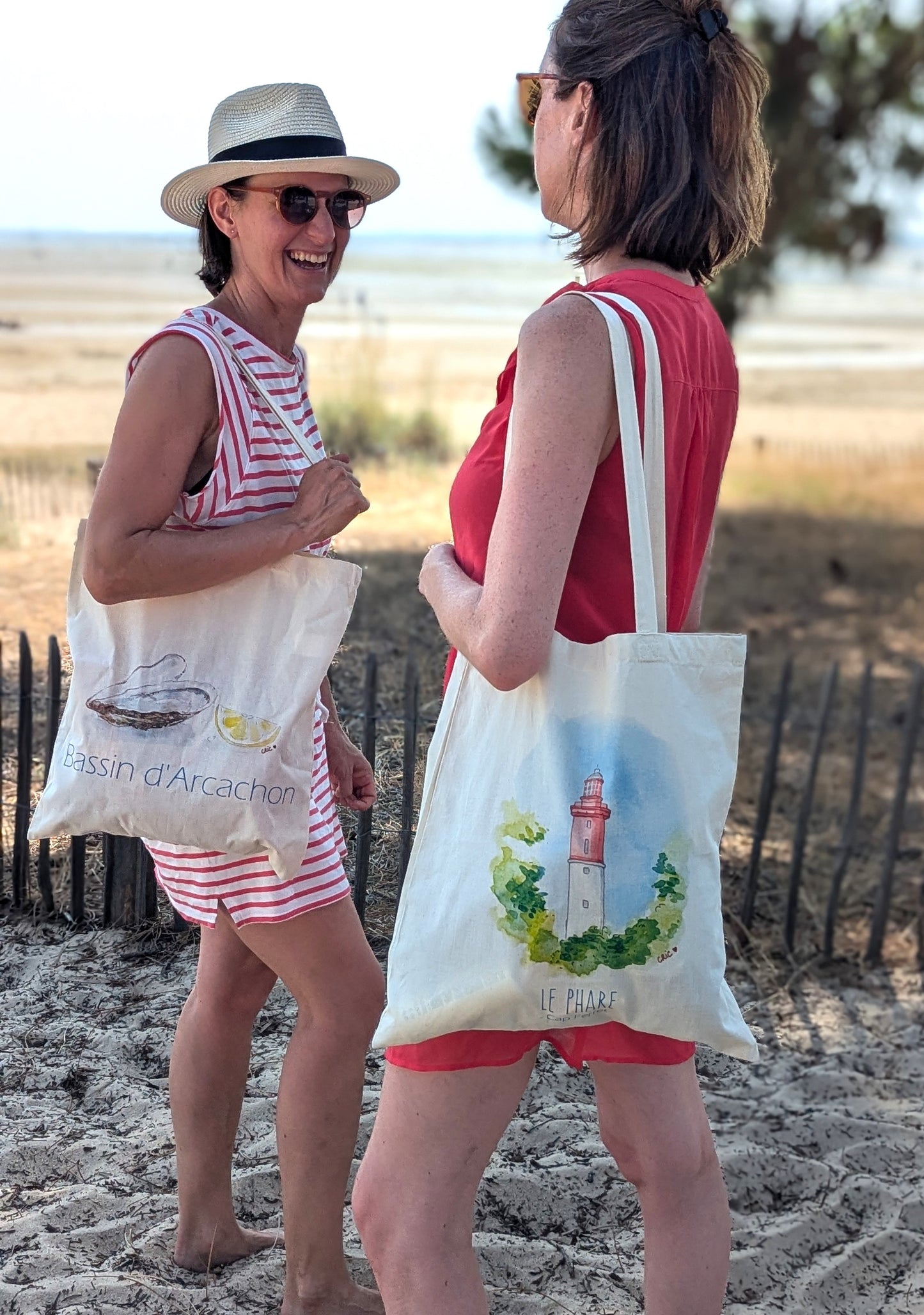 Tote bag L'huître du Bassin