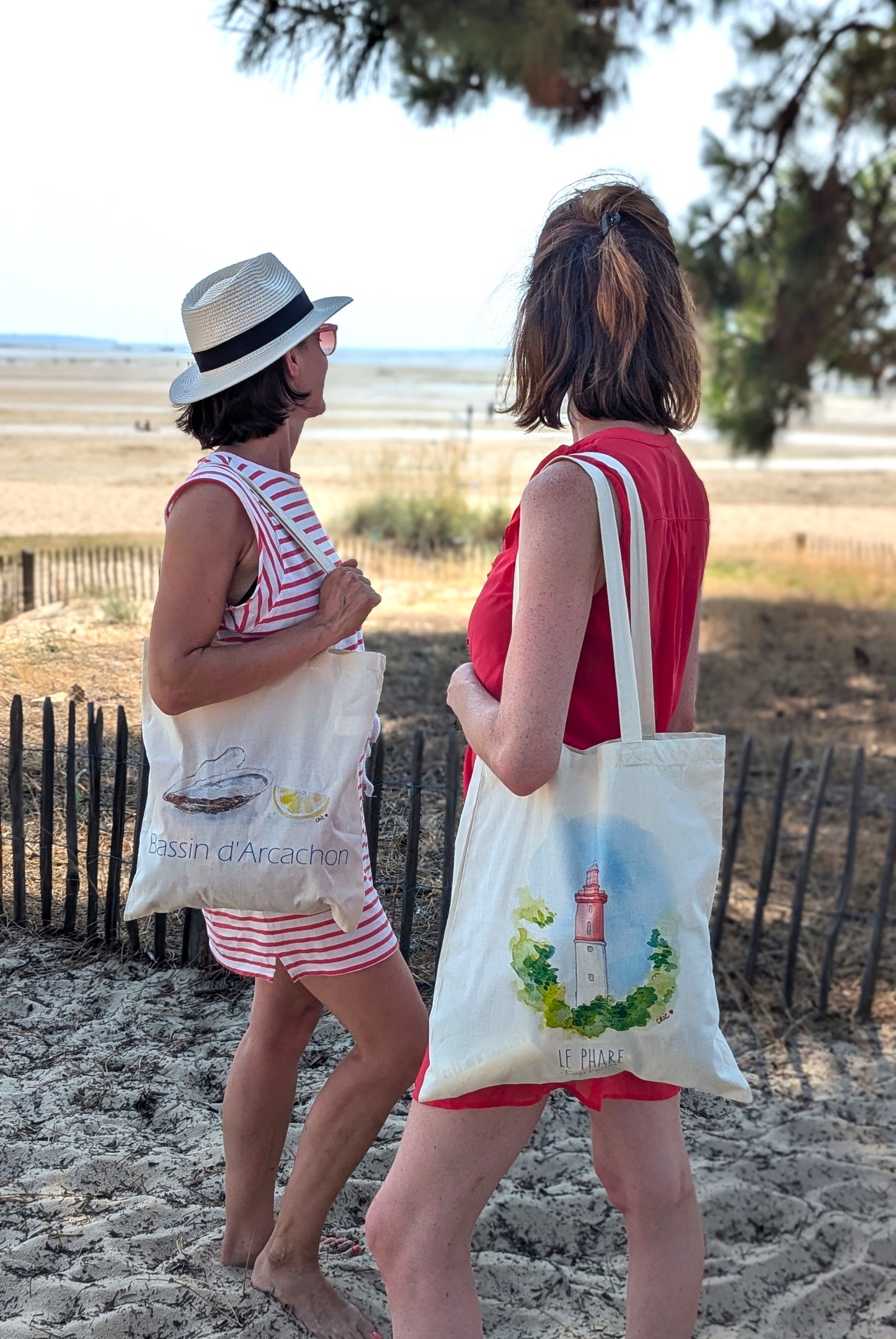 Tote bag L'huître du Bassin